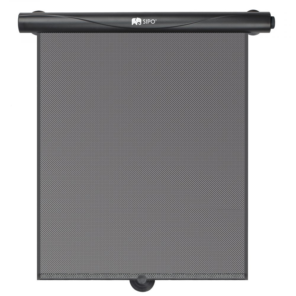 Sipo Set 2 parasolare tip rulou pentru geam auto Negru