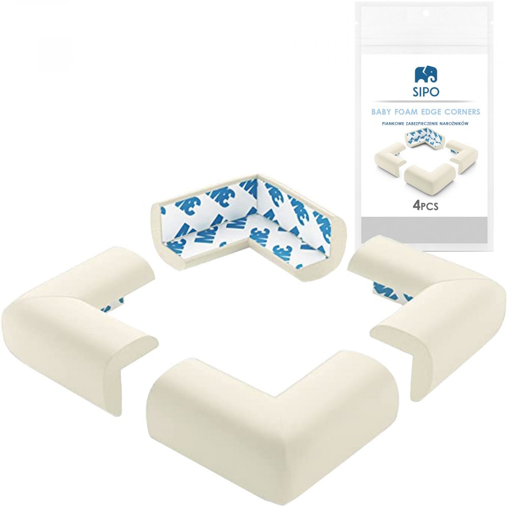 Sipo Set 4 aparatori moi Baby Safety pentru colturi crem