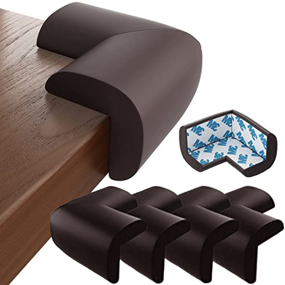 Sipo Set 4 aparatori moi Baby Safety pentru colturi maro