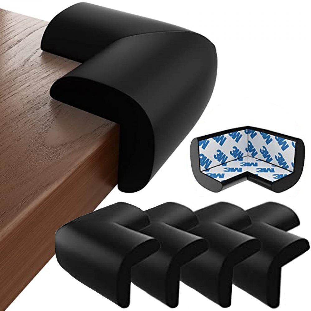 Sipo Set 4 aparatori moi Baby Safety pentru colturi negru