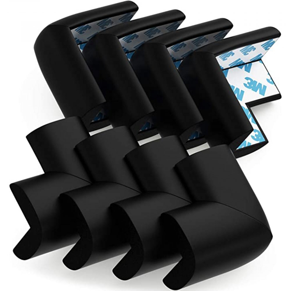 Sipo Set 4 aparatori moi Baby Safety pentru colturi negru