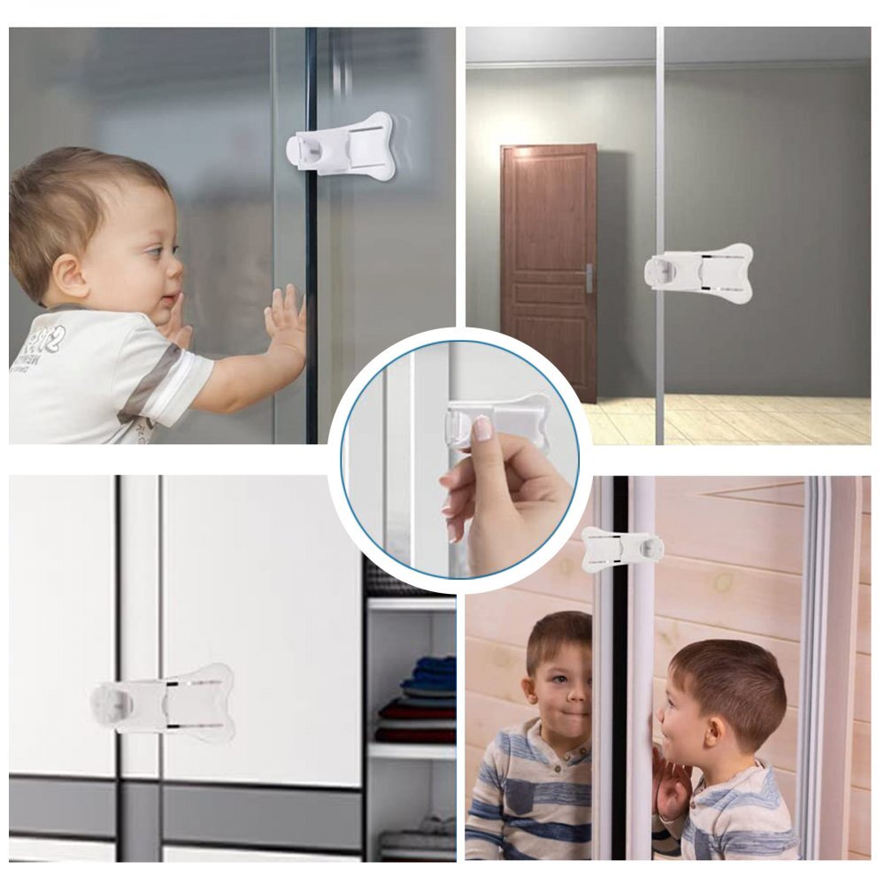 Sipo Sistem de siguranta Baby Safety pentru usile glisante pentru copii 2 bucati