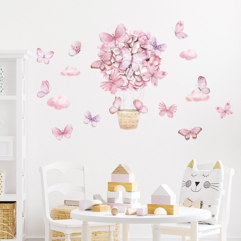 Sipo Sticker decorativ pentru copii autoadeziv Fluturi 53x88 cm