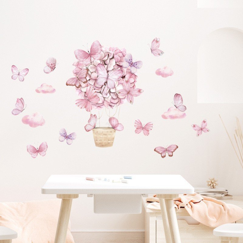 Sipo Sticker decorativ pentru copii autoadeziv Fluturi 53x88 cm