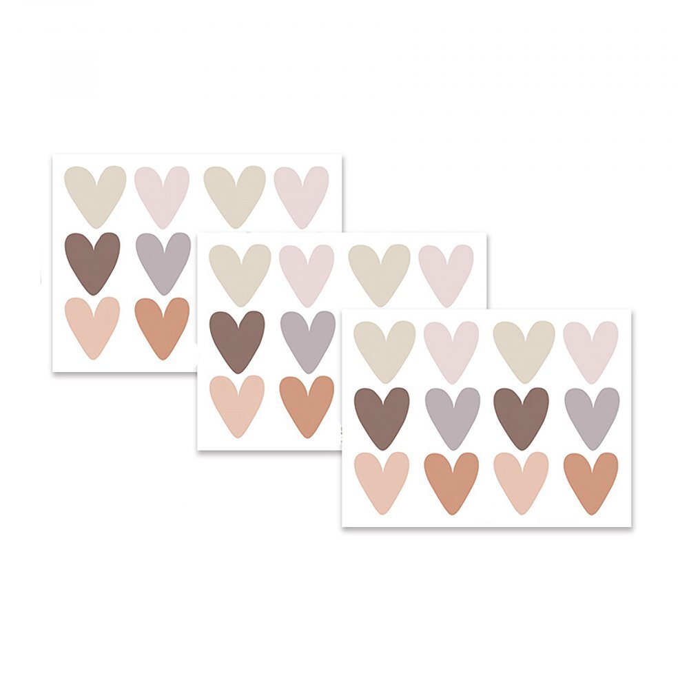 Sipo Sticker decorativ pentru copii autoadeziv Inimioare Boho 30x225 cm