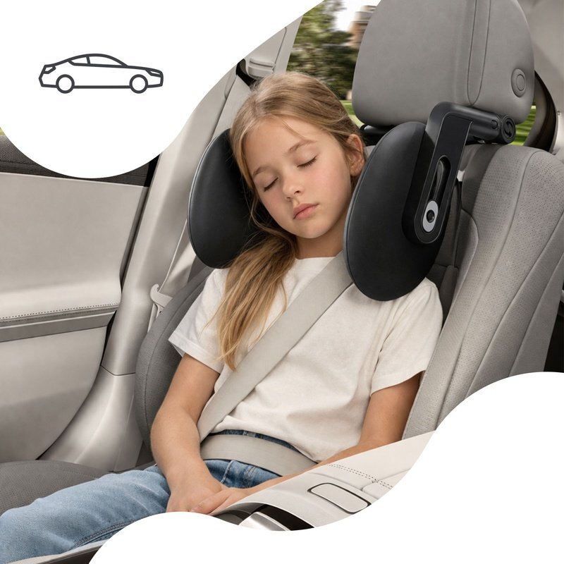 Sipo Tetiera auto reglabila pentru copii si adulti cu memory foam suport pentru cap