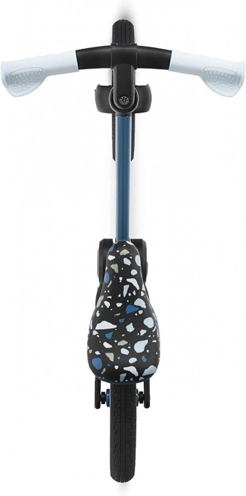 Skiddou Bicicleta copii fara pedale Ronny Denim Albastru 12 inch pliabila scaun reglabil 35.5-40 cm roata din fata are sistem de suspensii roti spuma EVA+PU ghidon reglabil pe 2 nivele de la 2 ani