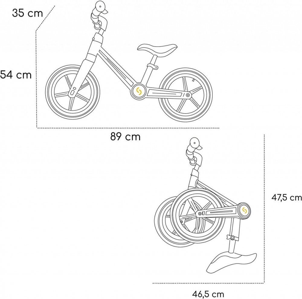 Skiddou Bicicleta copii fara pedale Ronny Keep Pink 12 inch pliabila scaun reglabil 35.5-40 cm roata din fata are sistem de suspensii roti spuma EVA+PU ghidon reglabil pe 2 nivele de la 2 ani