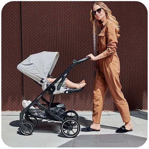 Skiddou Carucior 2 in 1 Moss Normandic Dream gri