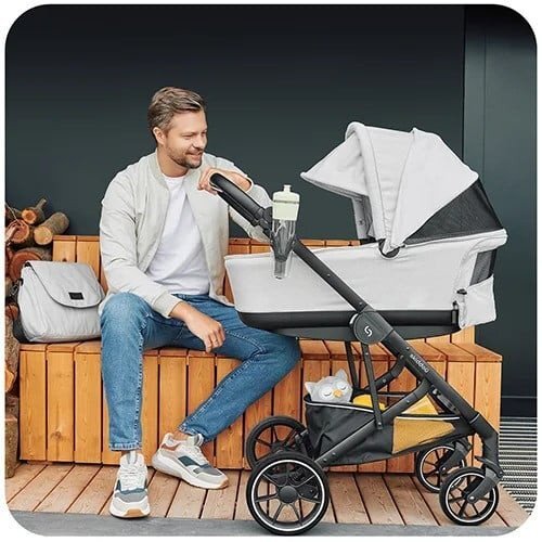 Skiddou Carucior 2 in 1 Moss Normandic Dream gri