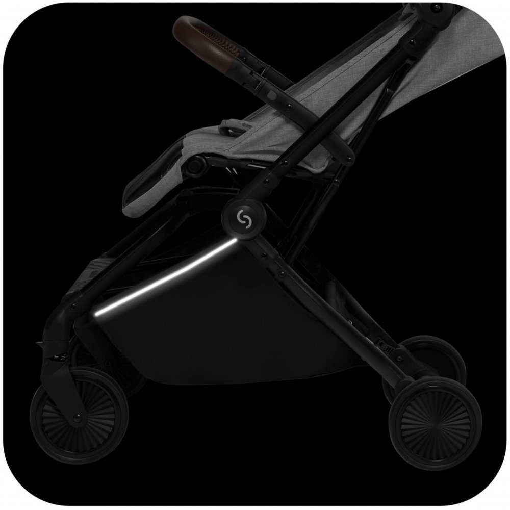 Skiddou Carucior sport pliabil Espoo Normandic Dream ultracompact pentru calatorii Gri