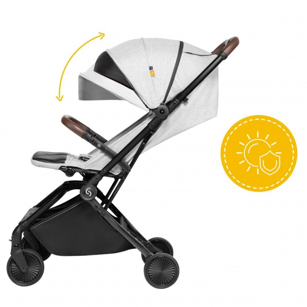 Skiddou Carucior sport pliabil Espoo Normandic Dream ultracompact pentru calatorii Gri