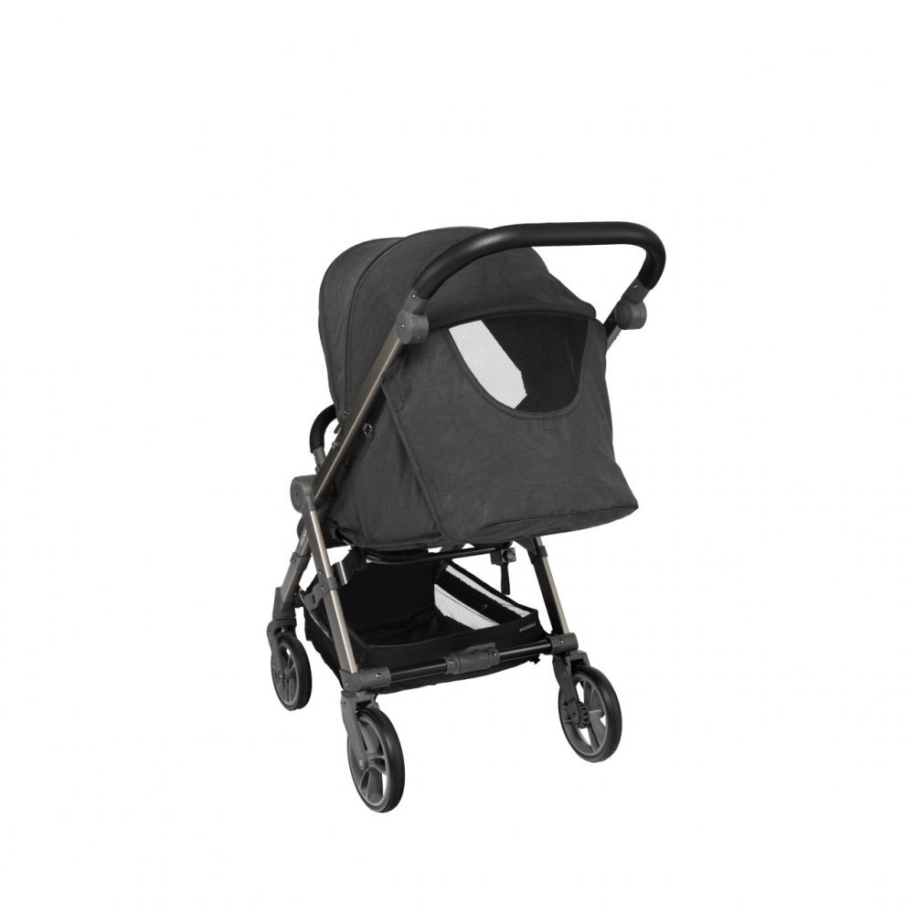 Skiddou Carucior sport pliabil Mell Onyx ultracompact pentru calatorii Negru