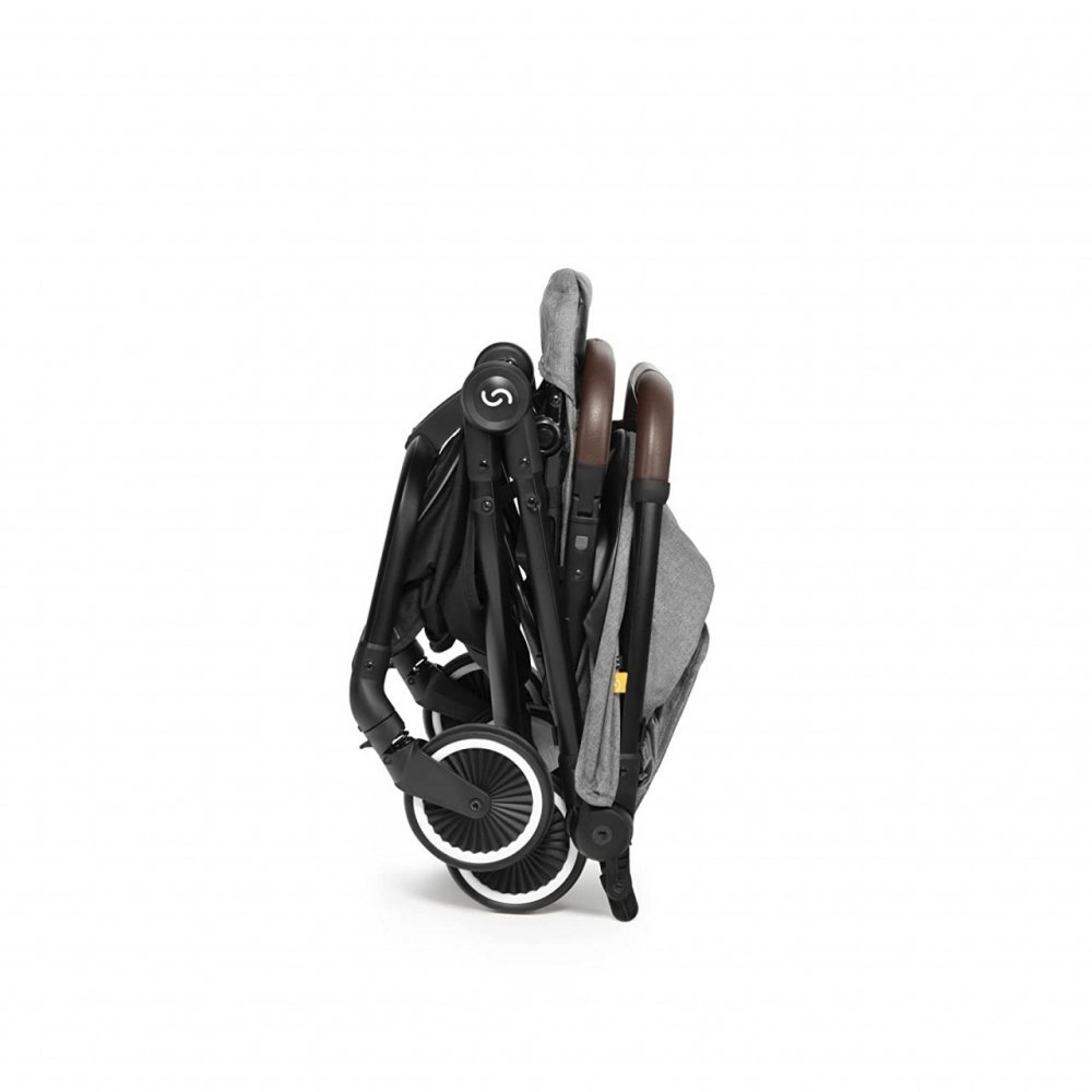 Skiddou Carucior sport pliabil ultracompact pentru calatorii Espoo+ Evening Shadow Gri inchis