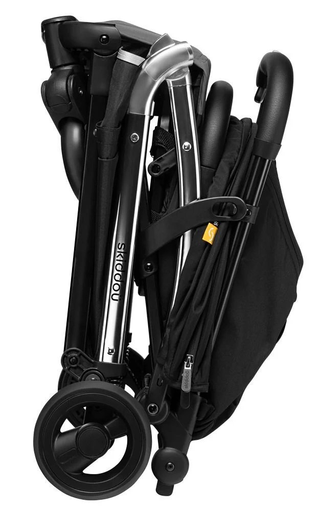 Skiddou Carucior sport pliabil ultracompact pentru calatorii Mikkeli Onyx Negru