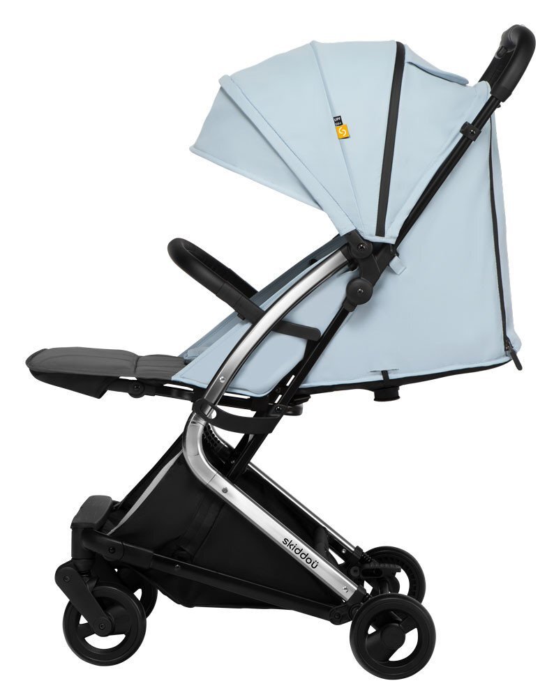 Skiddou Carucior sport pliabil ultracompact pentru calatorii Mikkeli Sky high Bleu
