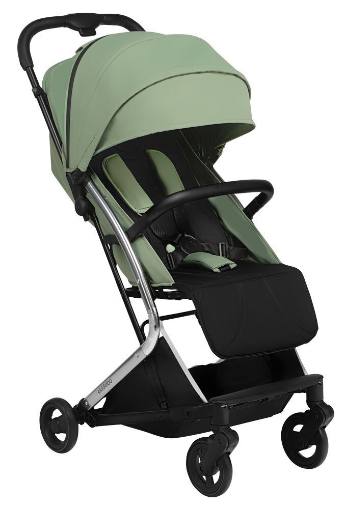 Skiddou Carucior sport pliabil ultracompact pentru calatorii Mikkeli Wild climber Verde