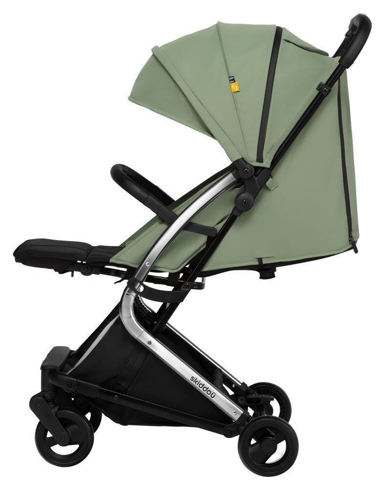 Skiddou Carucior sport pliabil ultracompact pentru calatorii Mikkeli Wild climber Verde
