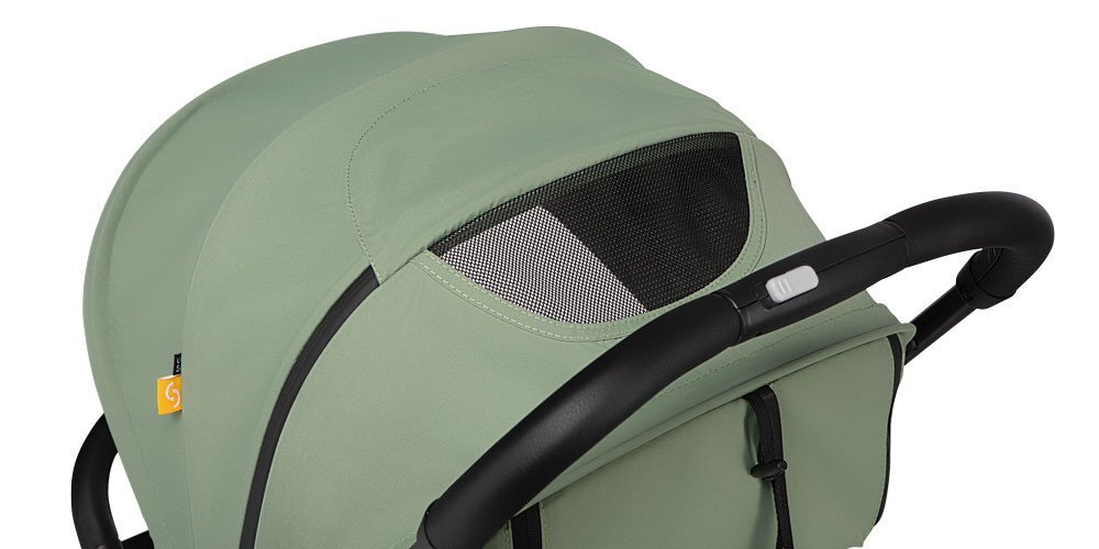Skiddou Carucior sport pliabil ultracompact pentru calatorii Mikkeli Wild climber Verde