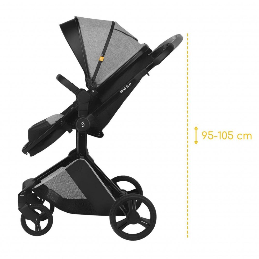 Skiddou Carucior transformabil 2 in 1 Nasjo Normandic Dream Gri