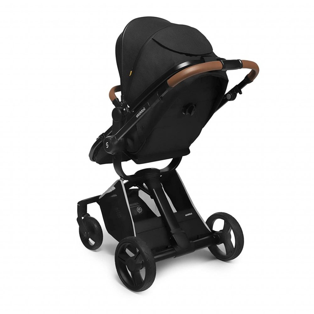 Skiddou Carucior transformabil 2 in 1 Nasjo Onyx Negru