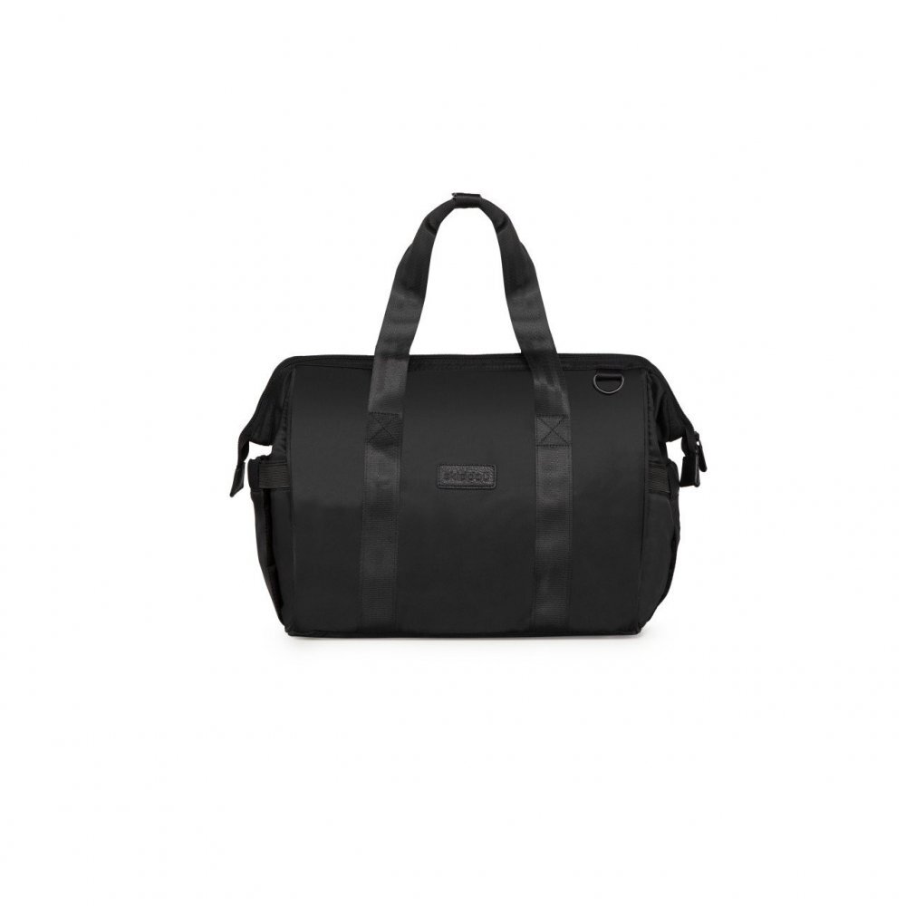 Skiddou Geanta multifunctionala pentru parinti Inger Onyz Leather Negru