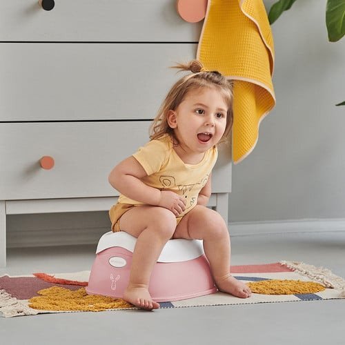 Skiddou Olita Potti cu spatar Keep pink