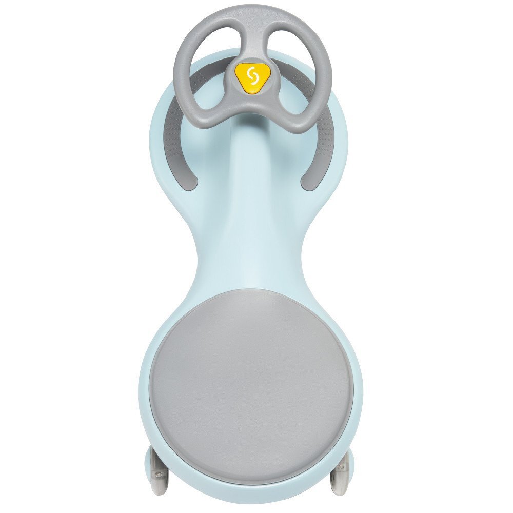Skiddou PlasmaCar copii fara pedale gravitationala Bjorg Sky High Bleu cu roti din spuma PU recomandata copiilor de la 3 ani cu o greutate maxima de 50 kg
