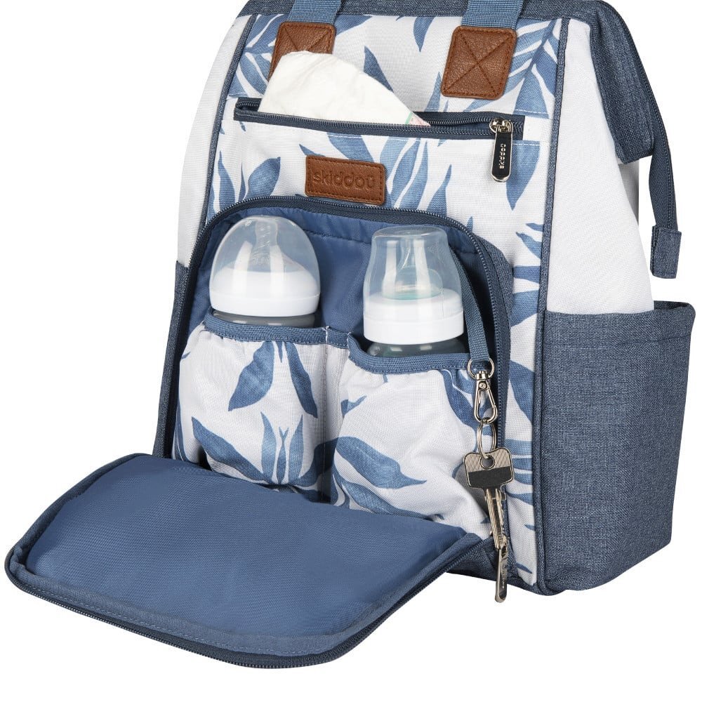 Skiddou Rucsac multifunctional mamici Astrid Denim Bleumarin
