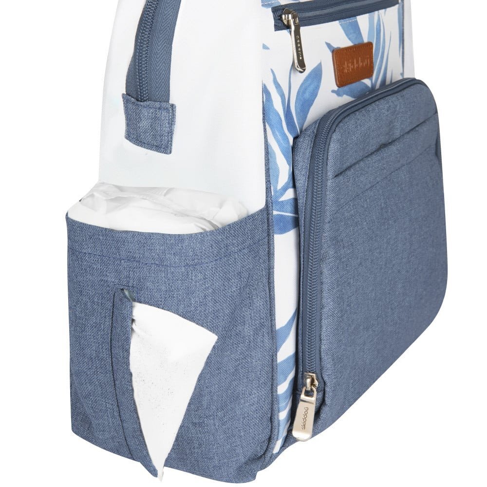 Skiddou Rucsac multifunctional mamici Astrid Denim Bleumarin