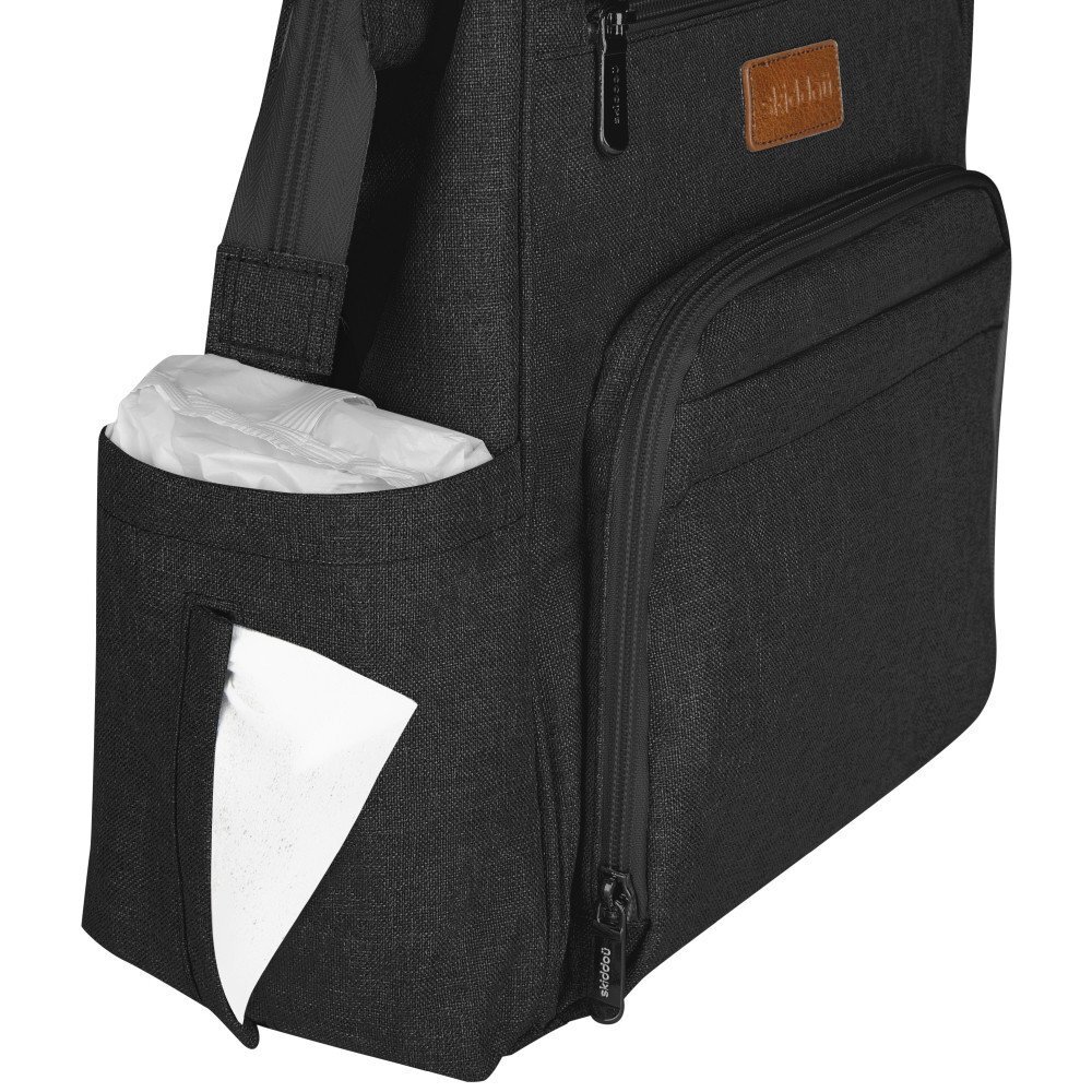 Skiddou Rucsac multifunctional mamici Astrid Onyx Negru