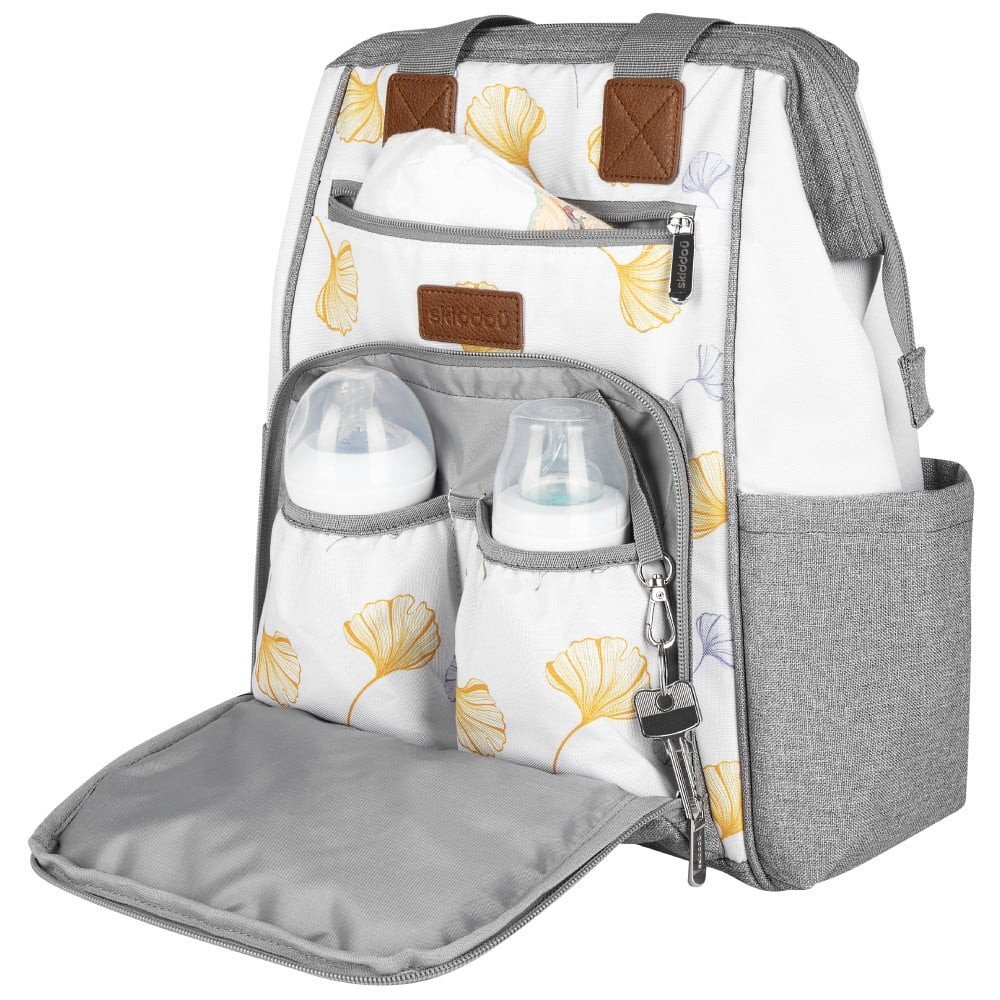 Skiddou Rucsac multifunctional mamici Astrid Vanilla delight Galben