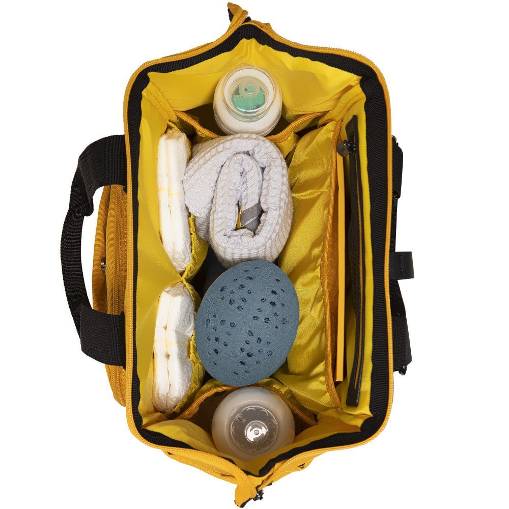 Skiddou Rucsac multifunctional mamici Galben