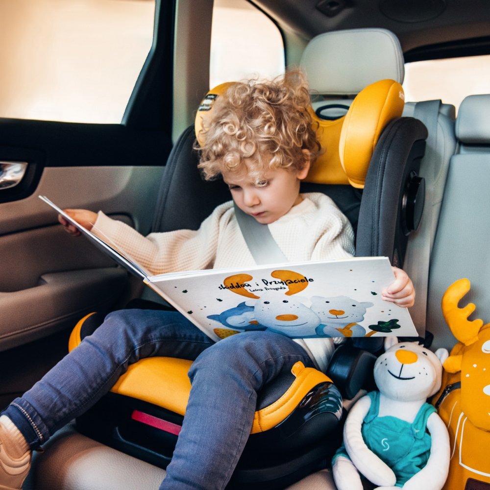 Skiddou Scaun auto isofix Tby 15-36 kg Galben
