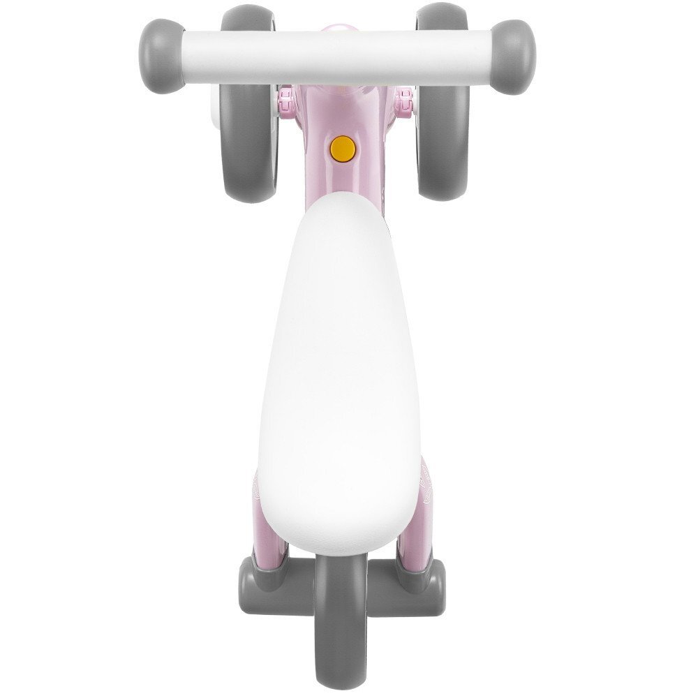 Skiddou Tricicleta pentru copii fara pedale Berit Ride-On Keep Pink actionata cu picioarele recomandata copiilor de la 1 an pana la 3 ani cu roti din spuma EVA