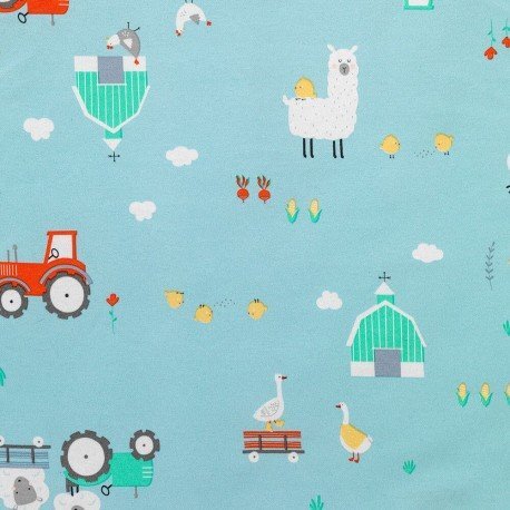 Slumbersac Sac de dormit cu maneca lunga detasabila Farmyard 110 cm 2.5 Tog