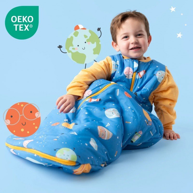 Slumbersac Sac de dormit cu maneca lunga detasabila Space 80 cm 1.0 Tog