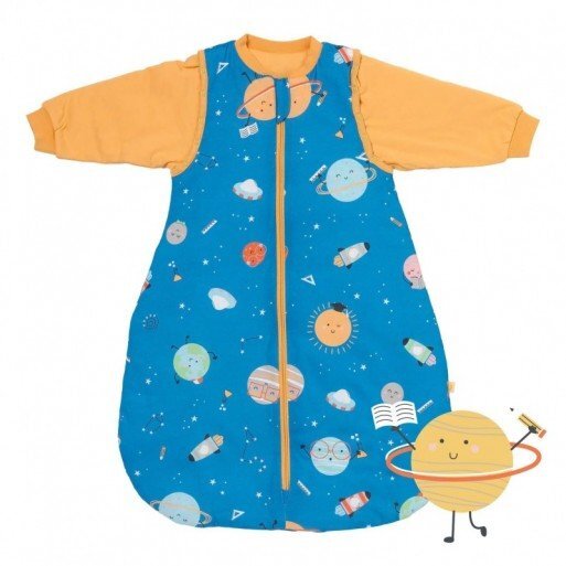Slumbersac Sac de dormit cu maneca lunga detasabila Space 80 cm 1.0 Tog