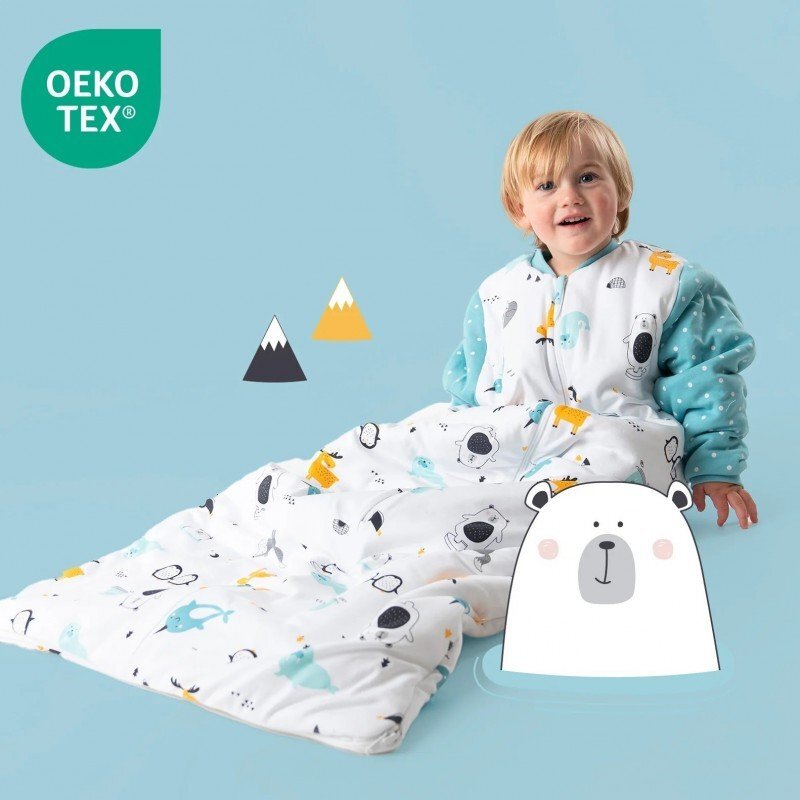 Slumbersac Sac de dormit cu maneca lunga Polar Pals 80 cm 3.5 Tog