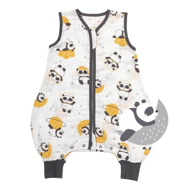 Slumbersac Sac de dormit cu picioruse Bamboo Panda 80 cm 0.5 Tog