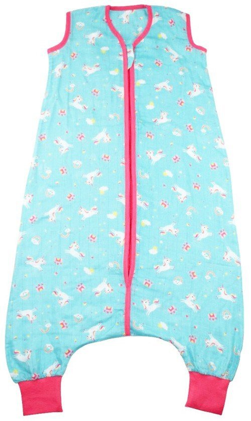 Slumbersac Sac de dormit cu picioruse Bamboo Unicorn 2-3 ani 0.2 Tog