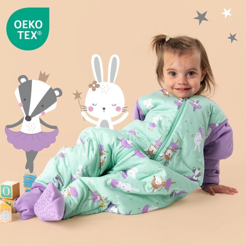Slumbersac Sac de dormit cu picioruse si maneca lunga detasabila Ballerina 60 cm + manseta 2.5 Tog