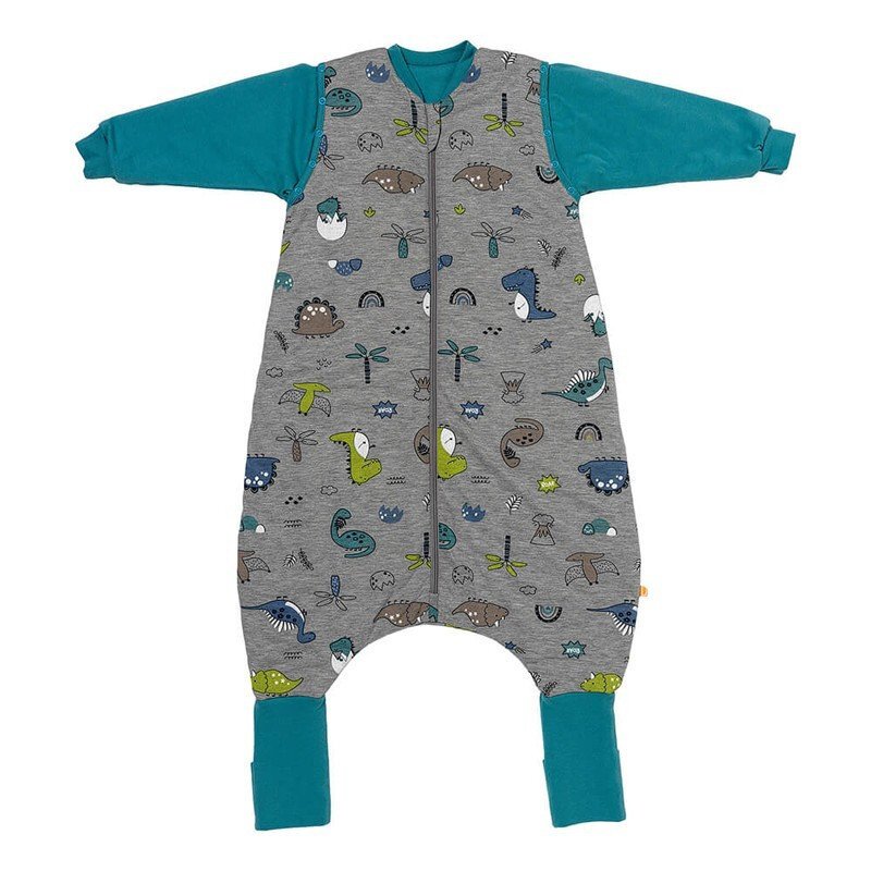 Slumbersac Sac de dormit cu picioruse si maneca lunga detasabila Dinosaur 120 cm + manseta 2.5 Tog