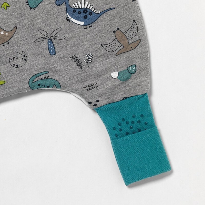 Slumbersac Sac de dormit cu picioruse si maneca lunga detasabila Dinosaur 60 cm + manseta 2.5 Tog
