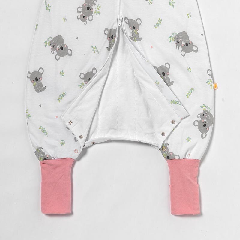 Slumbersac Sac de dormit cu picioruse si maneca lunga detasabila Koala 90 cm + manseta 2.5 Tog