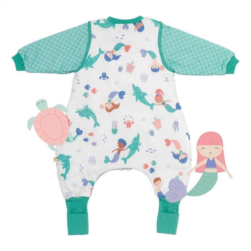 Slumbersac Sac de dormit cu picioruse si maneca lunga detasabila Mermaid 100 cm + manseta 1.0 Tog