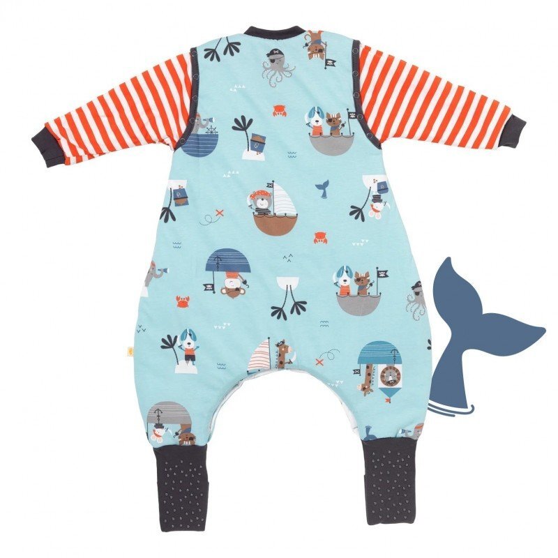 Slumbersac Sac de dormit cu picioruse si maneca lunga detasabila Pirate 130 cm + manseta 1.0 Tog