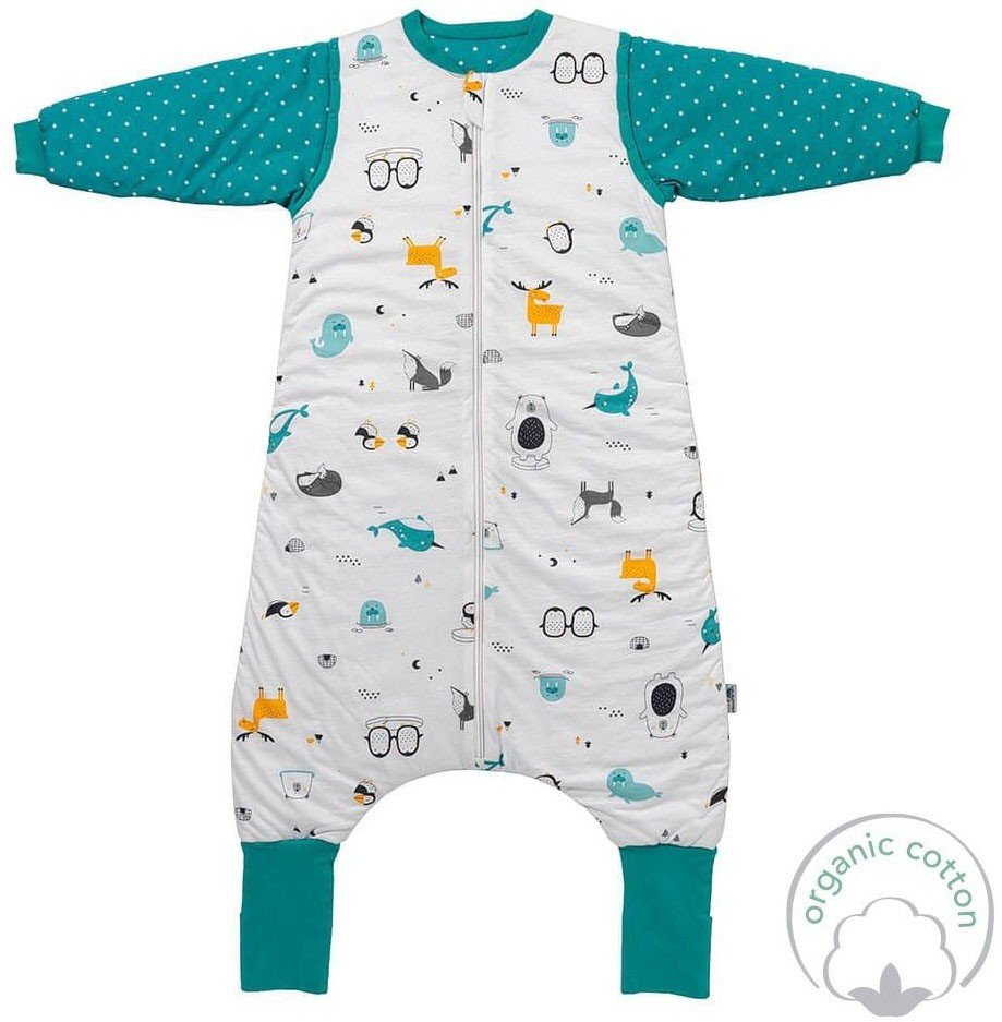 Slumbersac Sac de dormit cu picioruse si maneca lunga detasabila Polar Pals 90 cm + manseta 2.5 Tog