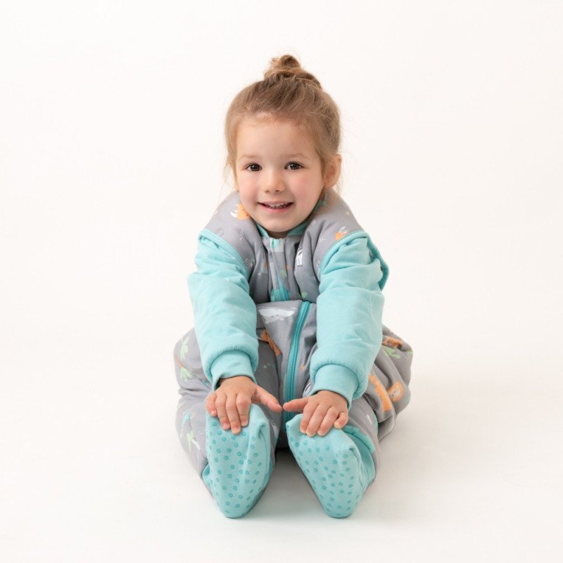 Slumbersac Sac de dormit cu picioruse si maneca lunga detasabila Safari 100 cm + manseta 3.5 Tog