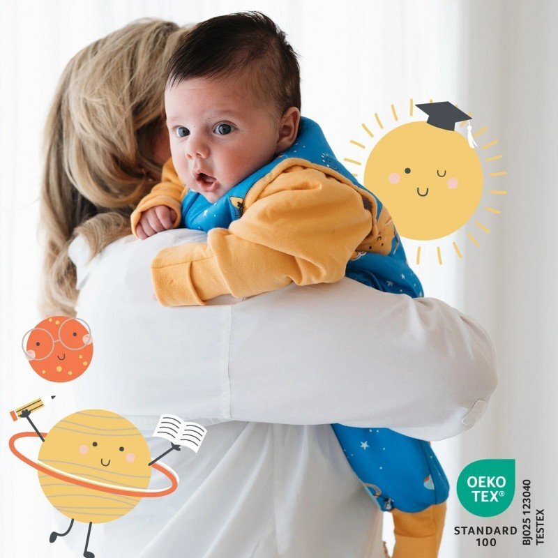 Slumbersac Sac de dormit cu picioruse si maneca lunga detasabila Space 70 cm + manseta 1.0 Tog